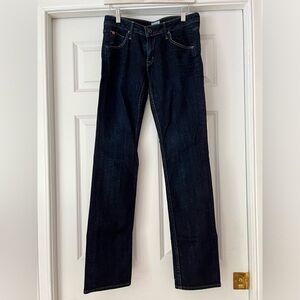 Hudson Carly Flap Straight Jean